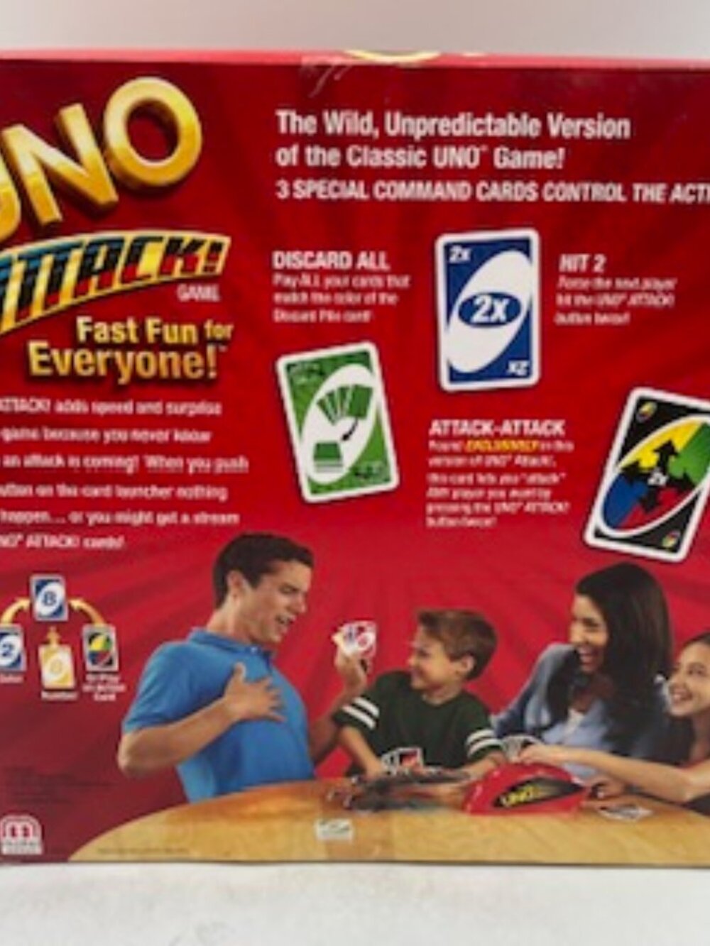 NEW UNO Attack Mattel Game Electric Card-Shooting Launcher 2 - 10 players age 7+ - Picture 3 of 8
